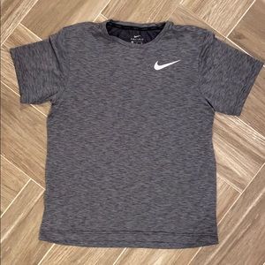 Nike Youth XL Dryfit tee. Gray  space dye